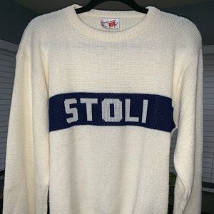 VINTAGE 1980’ S STOLI SWEATER-LARGE